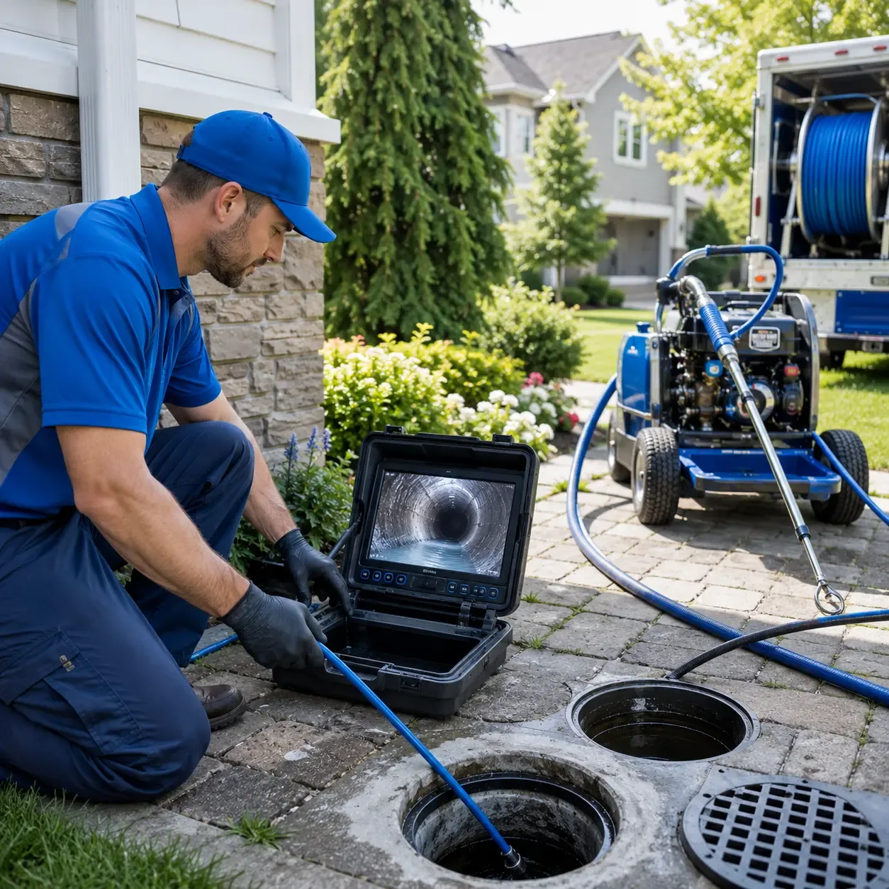 Outdoor drain cleaning professionals serving Roxobel, NC